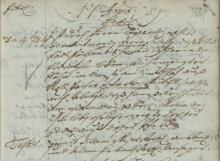 Trauungsbuch 02/03 (1705-1770) Haag, Seite 569, Bild C_5376