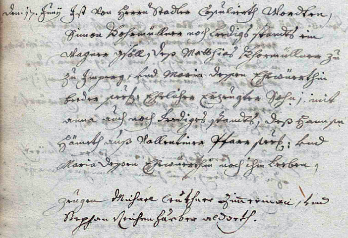 Trauungsbuch 02/03 (1705-1770) Haag, Seite 222, Bild C_5202