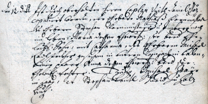 Trauungsbuch 02/02 (1647-1699) Haag, Seite 367, Bild 0369