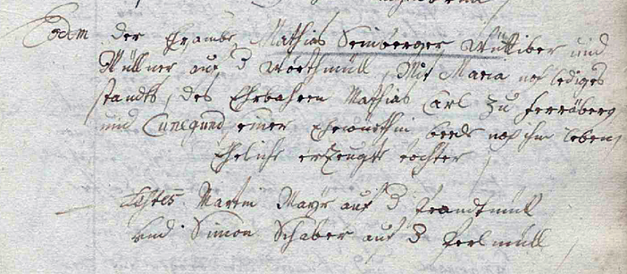 Trauungsbuch 02/03 (1705-1770) Haag, Seite 365, Bild C_5274