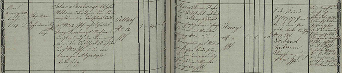 Trauungsbuch 02/07 (1817-1858) Haag, Seite 372, Bild C_6023
