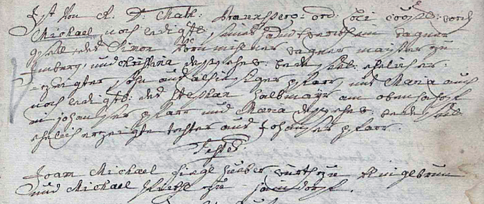 Trauungsbuch 02/03 (1705-1770) Haag, Seite 685, Bild C_5434