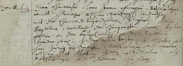 Trauungsbuch 02/02 (1647-1699) Haag, Seite 400, Bild C_5022