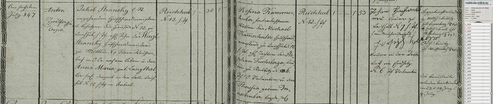 Trauungsbuch 02/07 (1817-1858) Haag, Seite 304, Bild C_5955