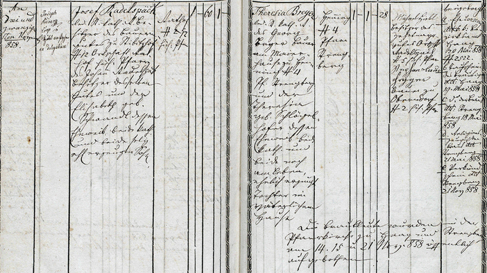 Trauungsbuch 02/07 (1817-1858) Haag, Seite 450, Bild C_0451