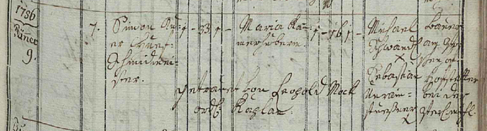 Trauungsbuch 02/05 (1784-1816) Haag, Seite 235, Bild C_5567