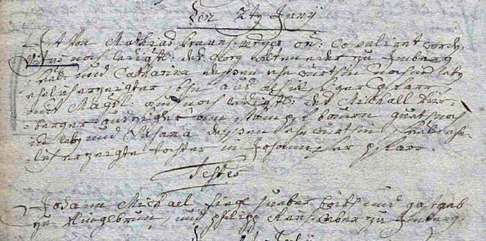 Trauungsbuch 02/03 (1705-1770) Haag, Seite 664, Bild C_5424