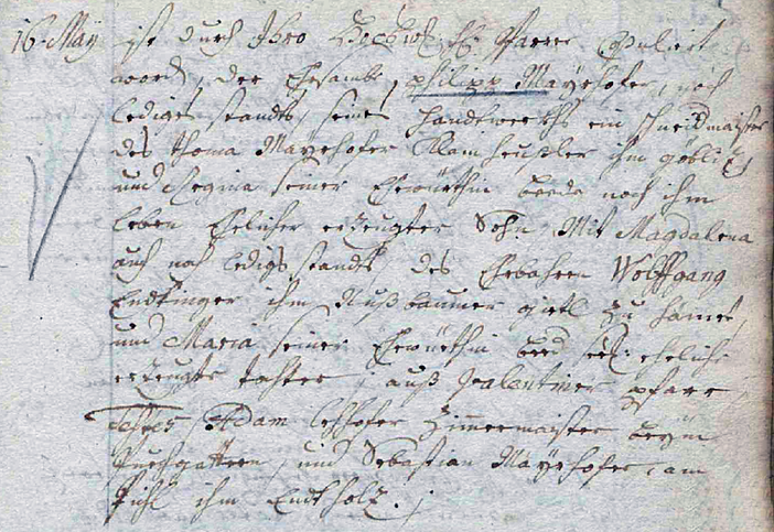 Trauungsbuch 02/03 (1705-1770) Haag, Seite 387, Bild C_5285