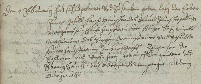 Trauungsbuch 02/02 (1647-1699) Haag, Seite 48, Bild C_4843