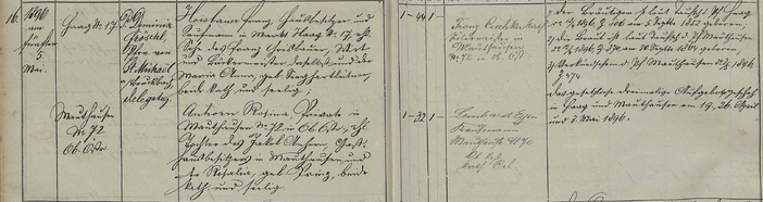 Trauungsbuch 02/09 (1888-1938) Haag, Seite 118, Bild C_1139