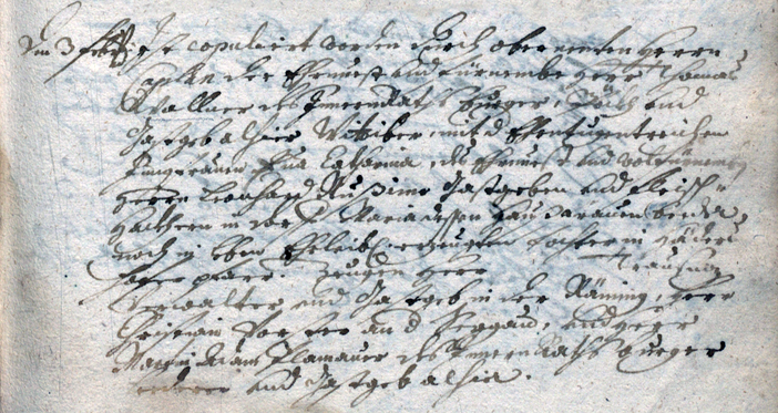 Trauungsbuch 02/02 (1647-1699) Haag, Seite 371, Bild 0373