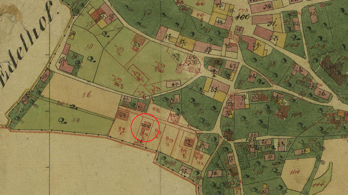 Die Urmappe des Franziszeischen Kataster von 1822.